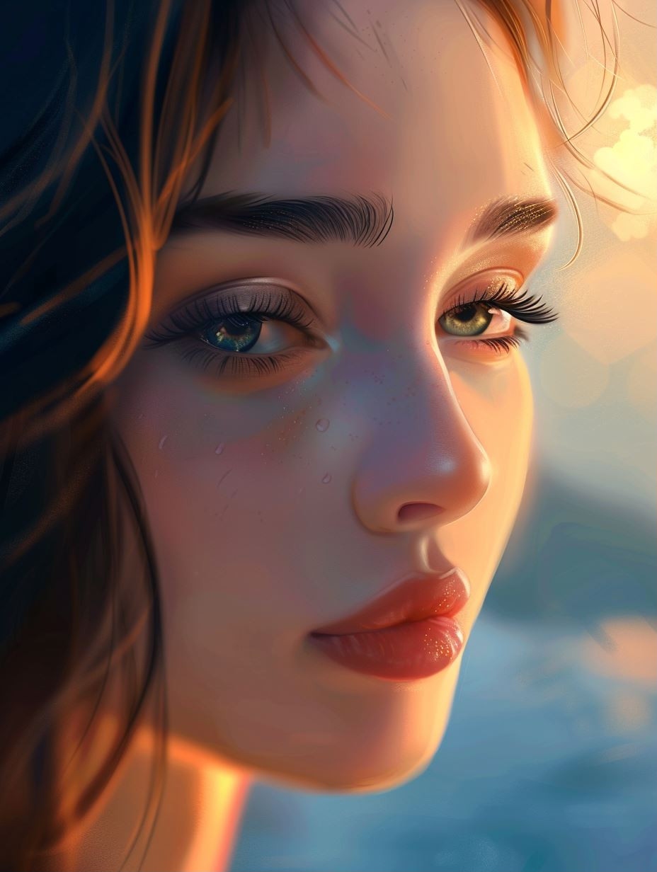 Golden Hour Ethereal Portrait