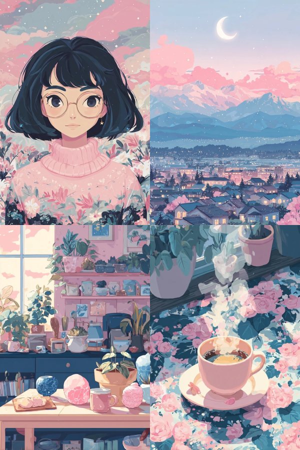 Pastel Dream Portrait