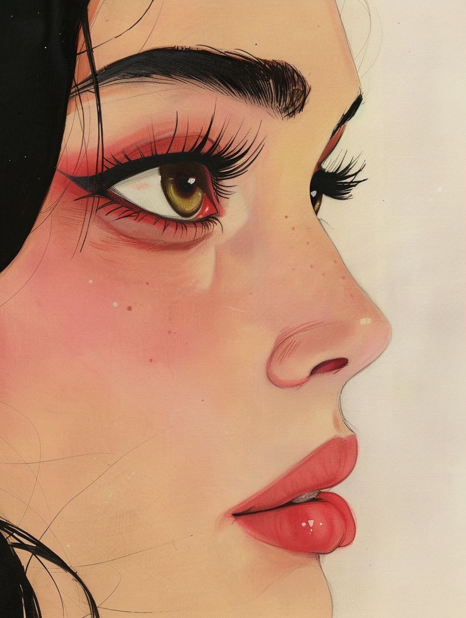 Velvet Blush Portrait - Image 3