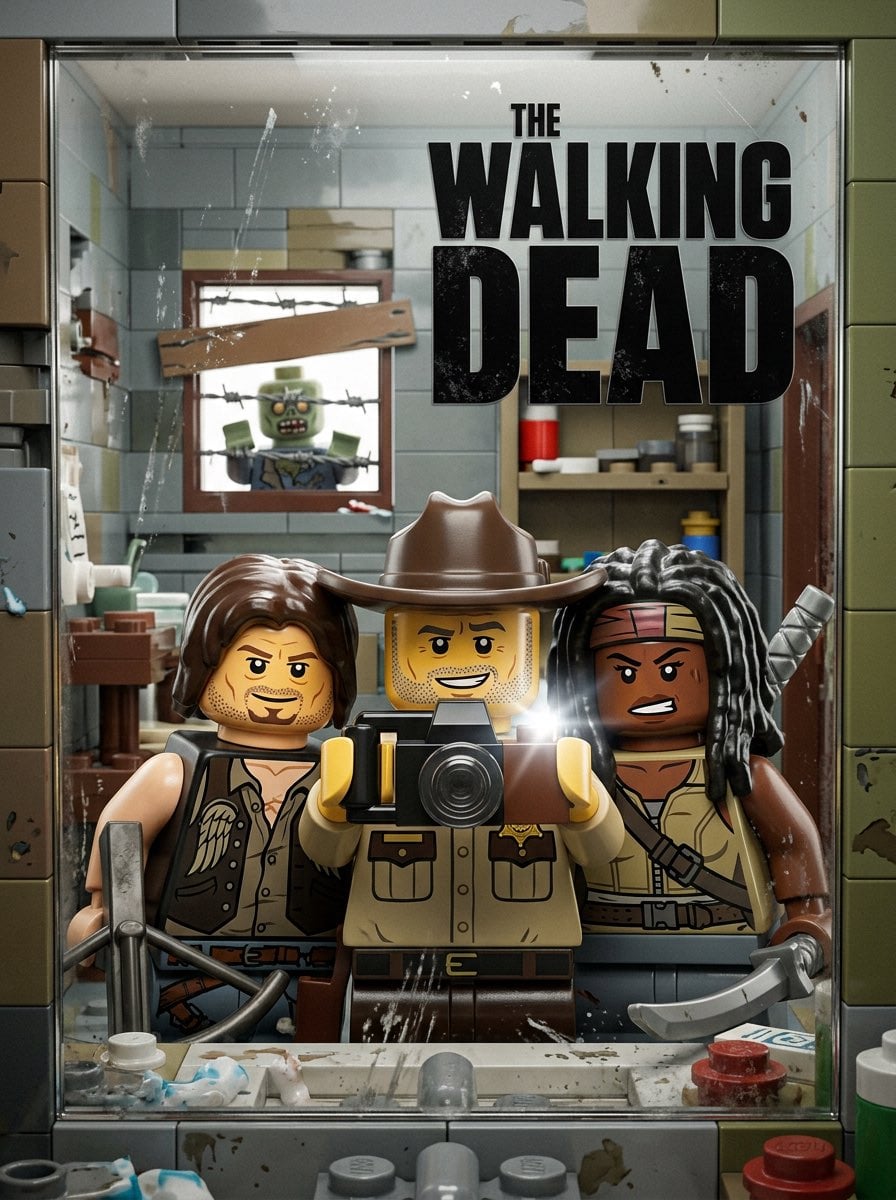 LEGO Minifigure Cinematic Bathroom Selfie - alternate