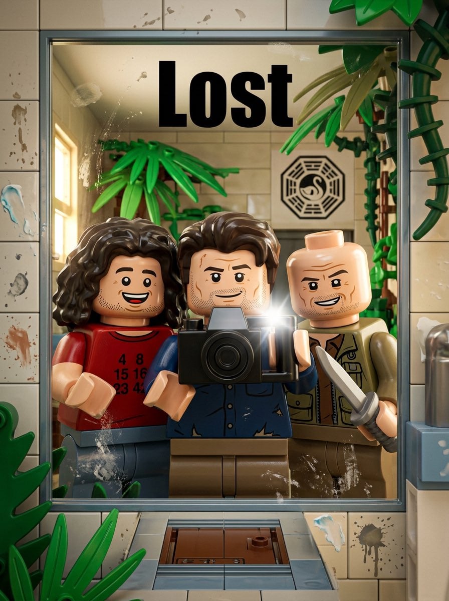 LEGO Minifigure Cinematic Bathroom Selfie - alternate