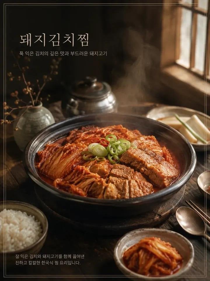 High-End Gourmet Korean Menu Visualizer