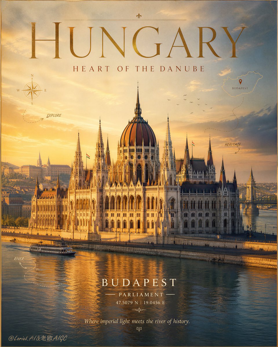 Imperial Budapest: Luxury Heritage Travel Poster