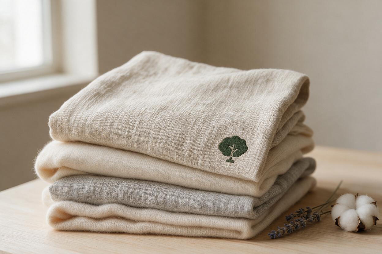 Luxury Natural Textiles Minimalist Mockup
