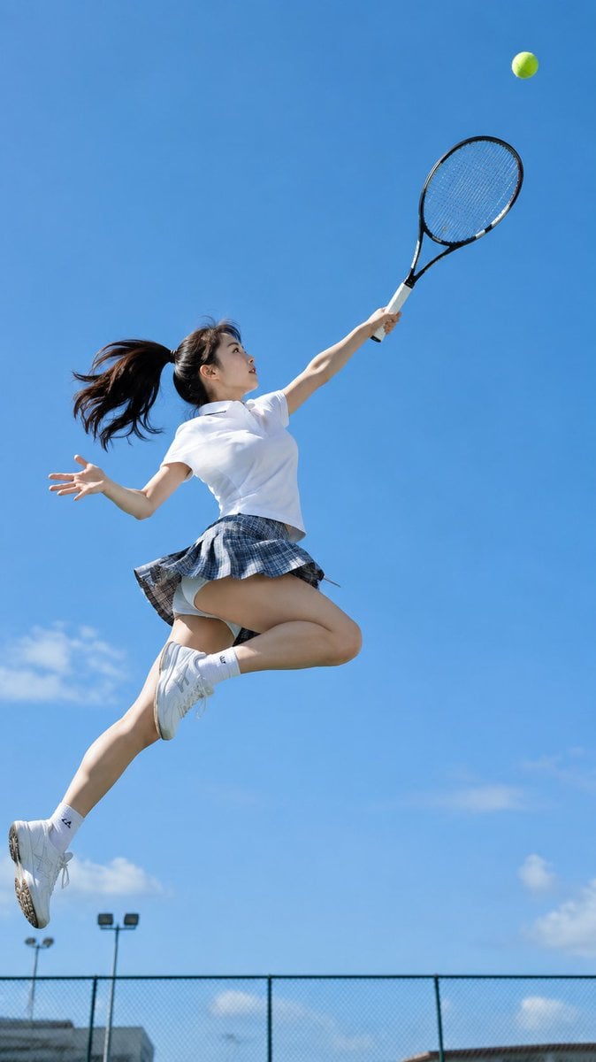 Airborne East Asian Student: Extreme Low Angle Series - alternate