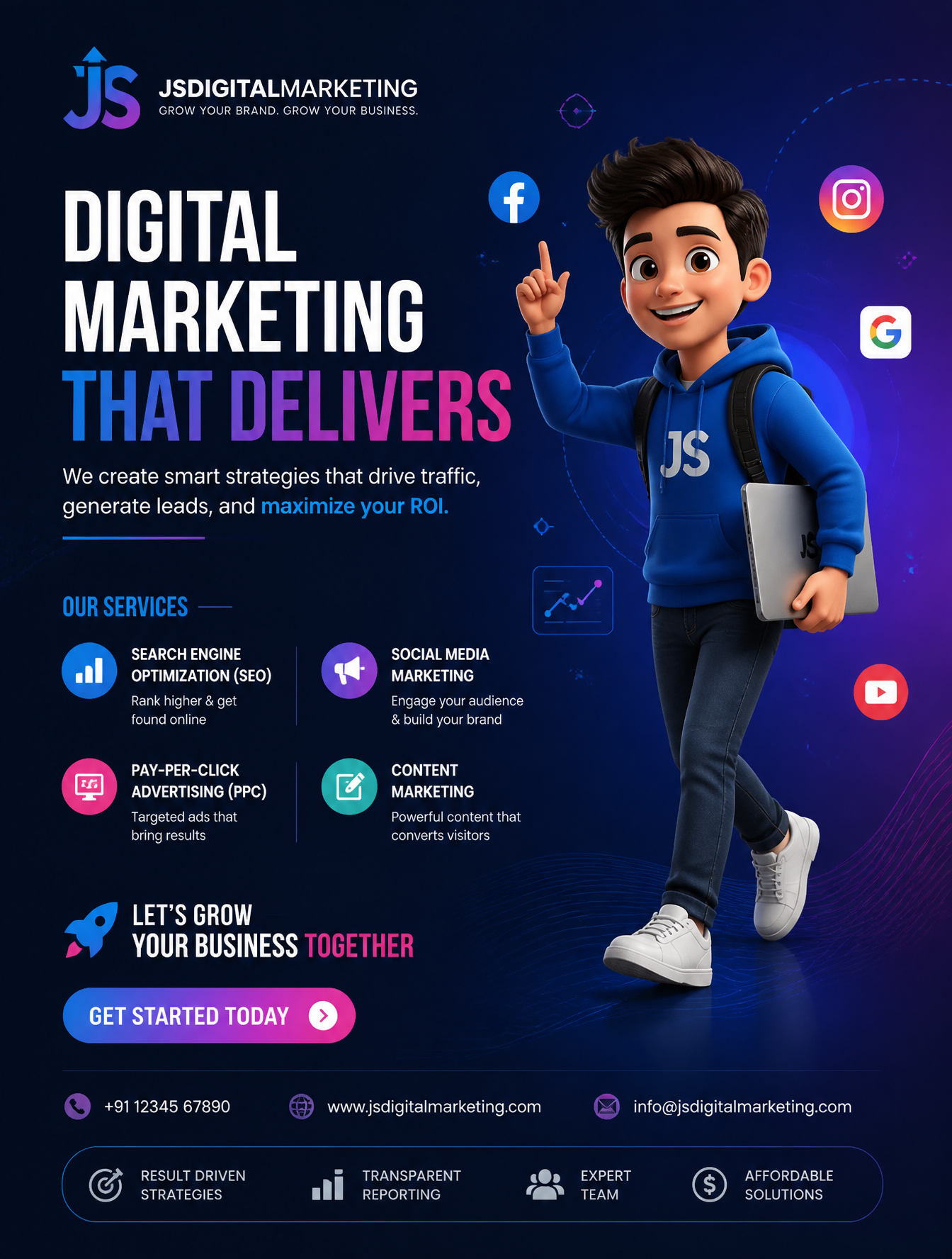 Modern Digital Marketing Agency Visuals