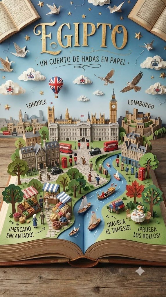 Global Heritage 3D Pop-Up Papercraft Diorama - alternate