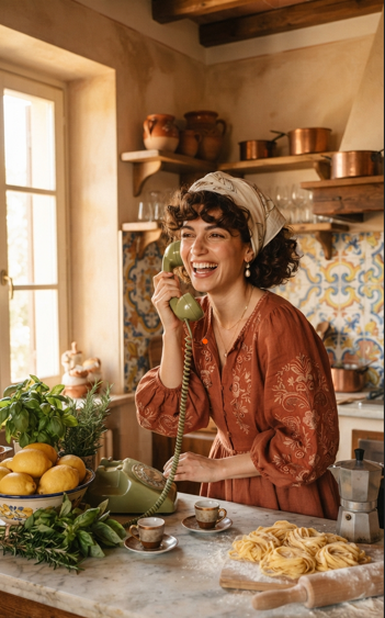 Dolce Vita Mediterranean Kitchen Scene
