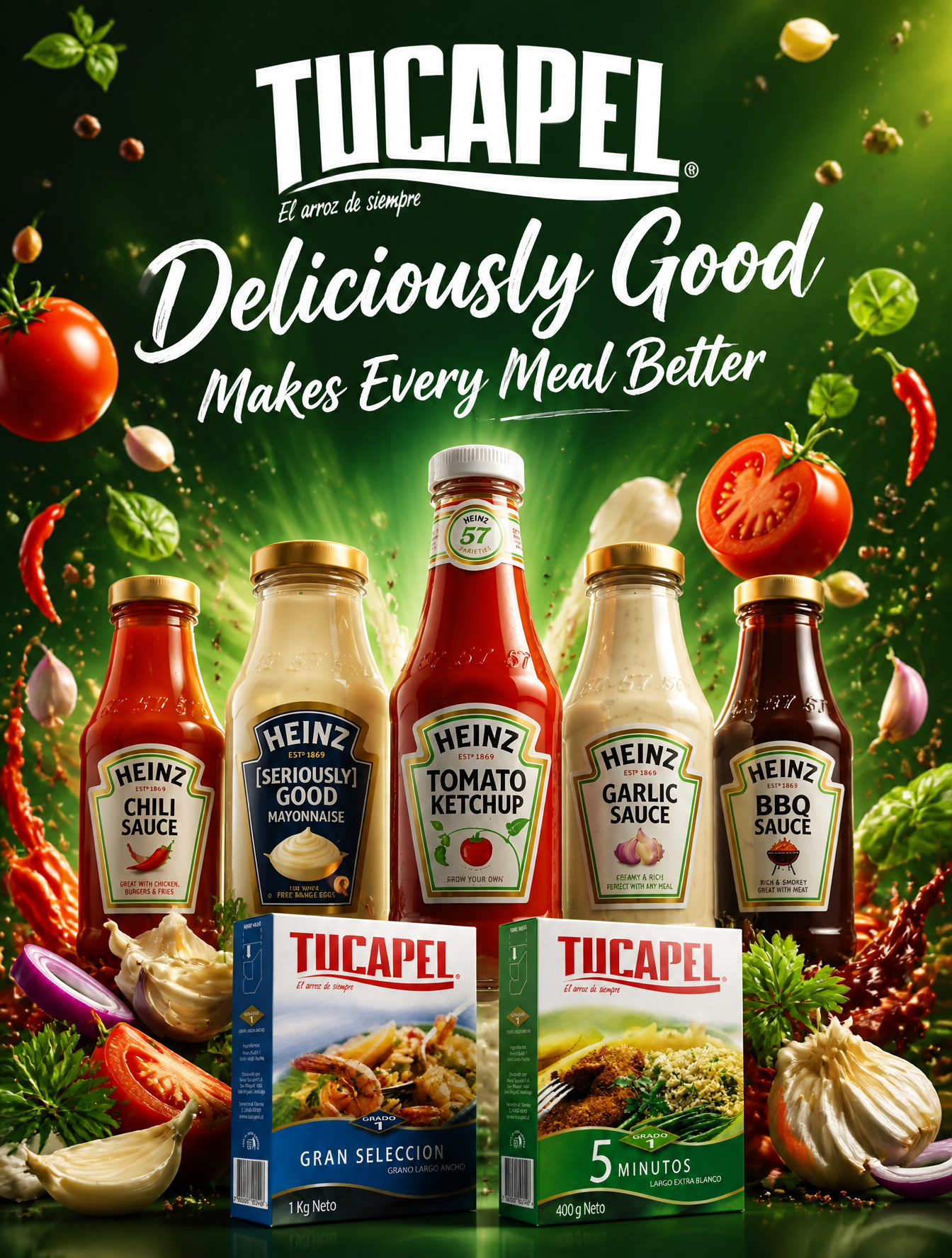 Luxury Tucapel Gourmet Condiment Commercial Poster