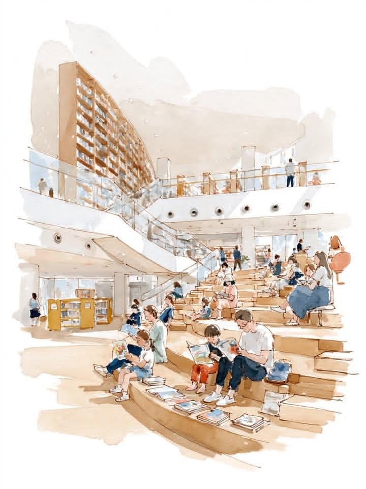 Customizable Architectural Concept Illustration - alternate