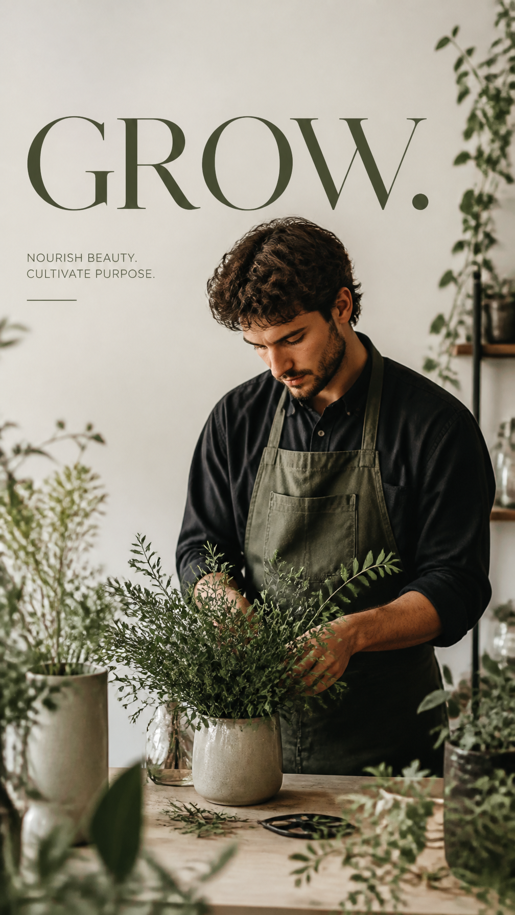 Modern Botanical Artistry Campaign