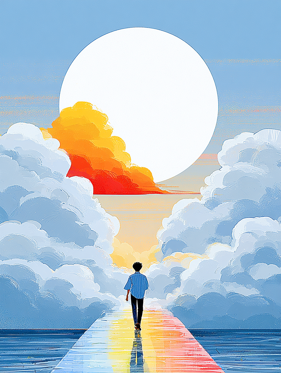 Celestial Passage to the Luminous Moon - alternate