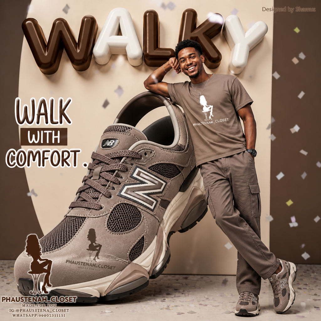 Fashionable Man with New Balance Sneakers