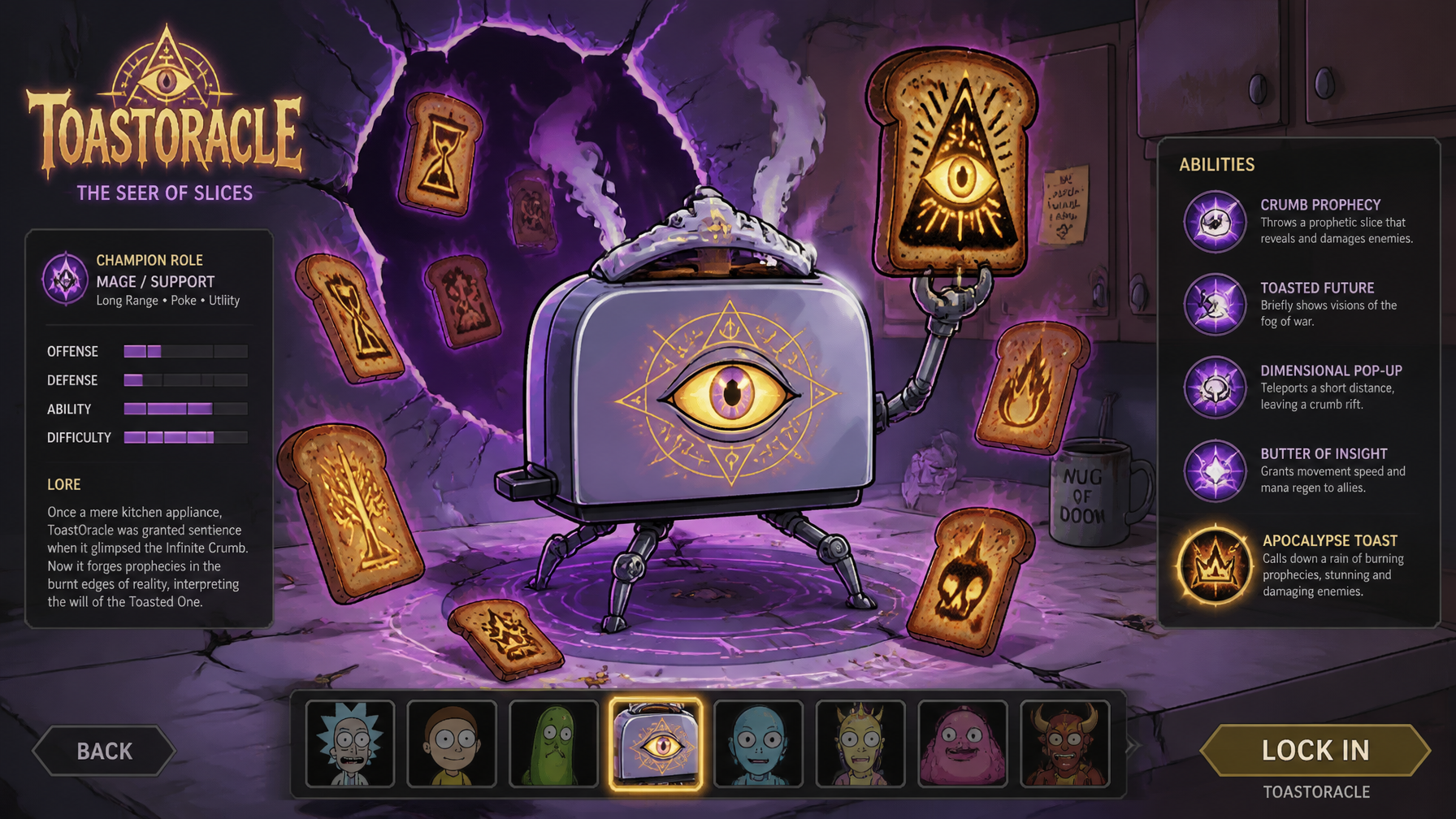 Cyber-Toaster Oracle Hero Concept