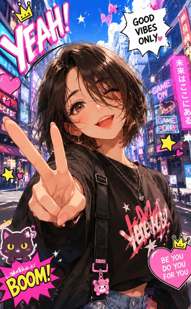 Dual-Style Anime Persona Transformation