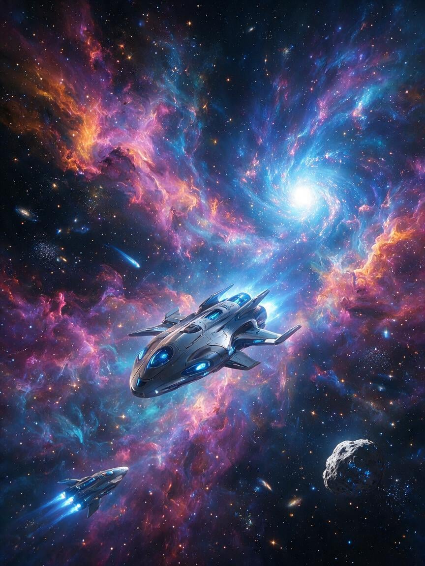 Celestial Voyage: Advanced Deep Space Odyssey