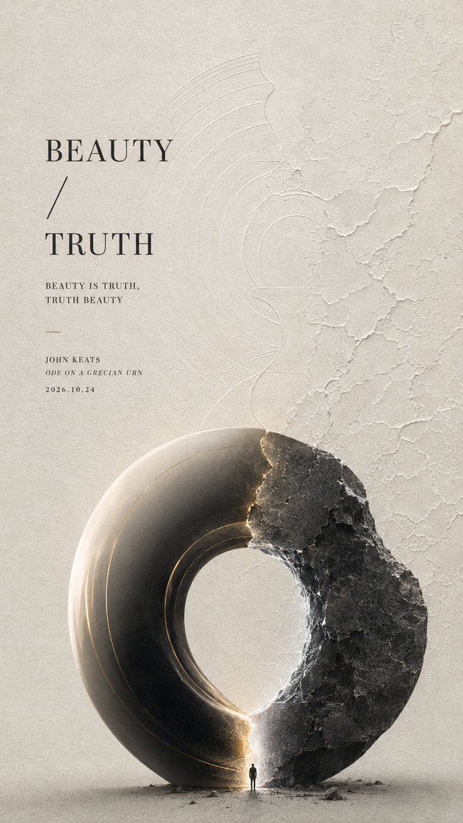 Minimalist Literary Sculptural Poster - alternate