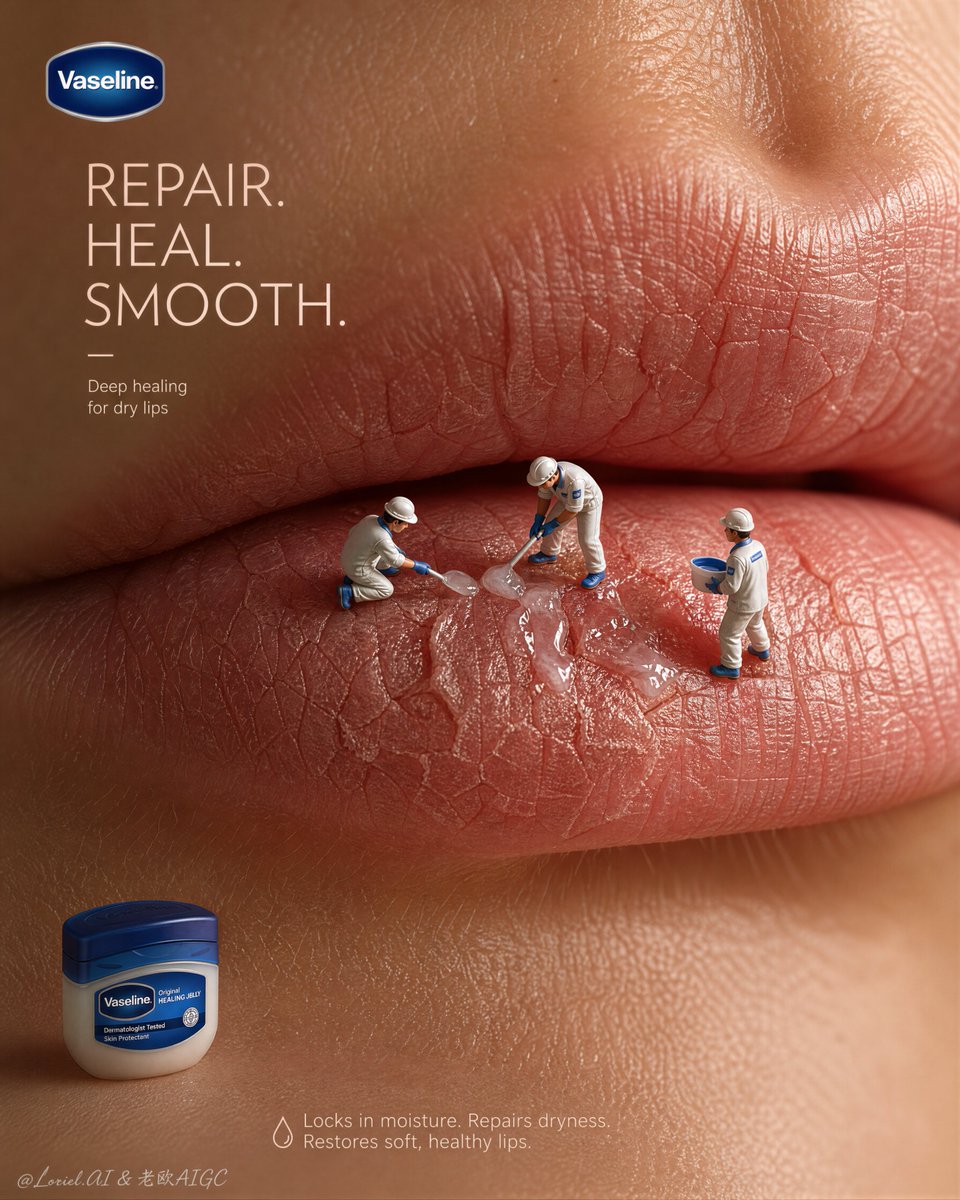 Vaseline Micro-Restoration Skin Care Campaign