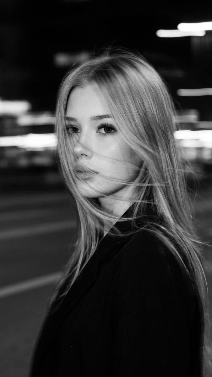 Noir Nocturnal Platinum Blonde Portrait - alternate