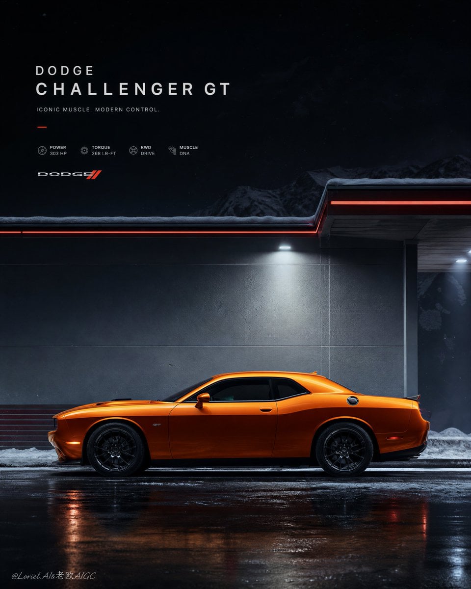 Dodge Challenger GT: Frozen Midnight Muscle - alternate