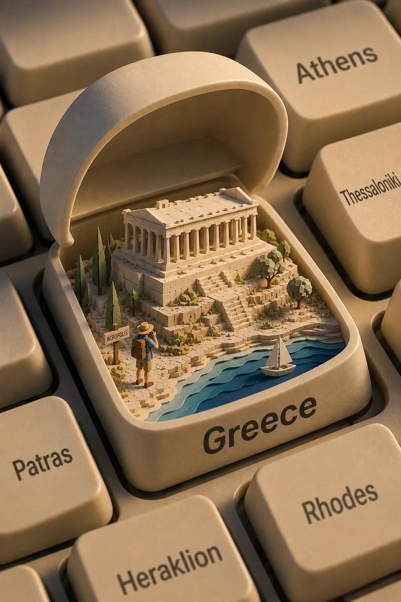 Mechanical Keyboard Travel Diorama