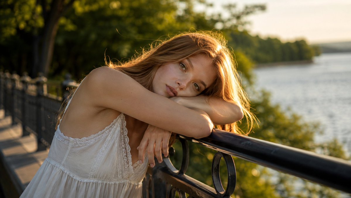Golden Hour Lakeside Serenity