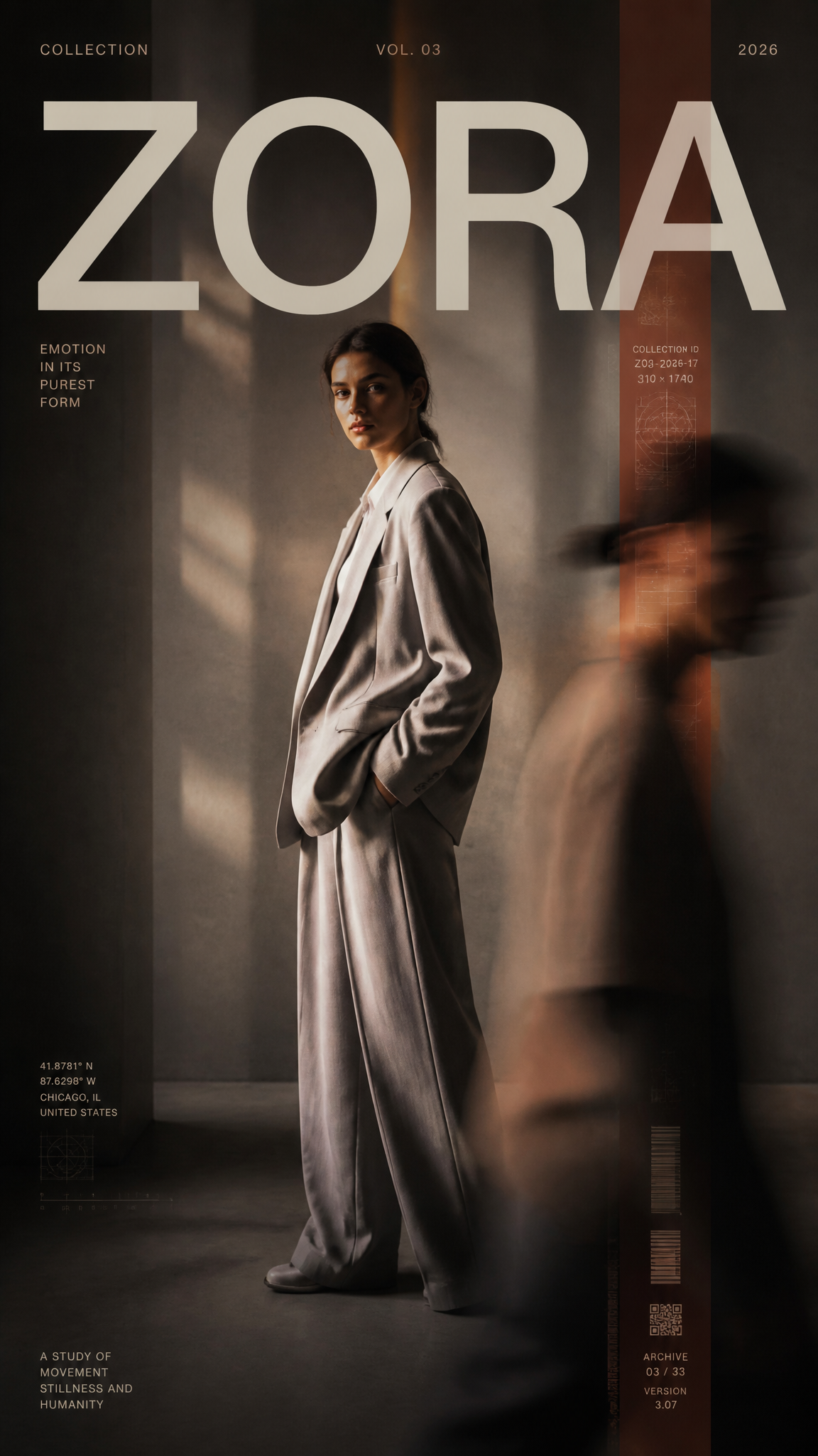 Avant-Garde Luxury Editorial Poster Architect