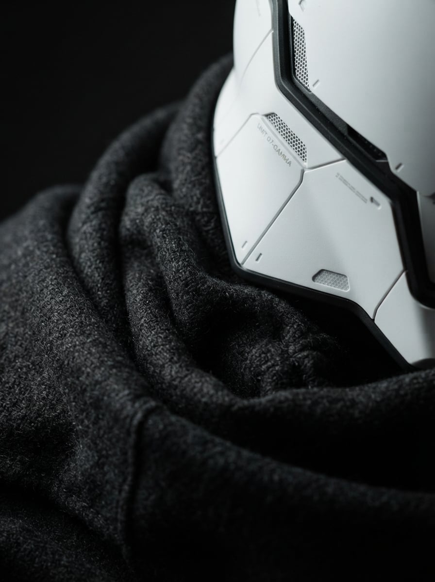 Futuristic Tech-Wool Fusion Macro - alternate
