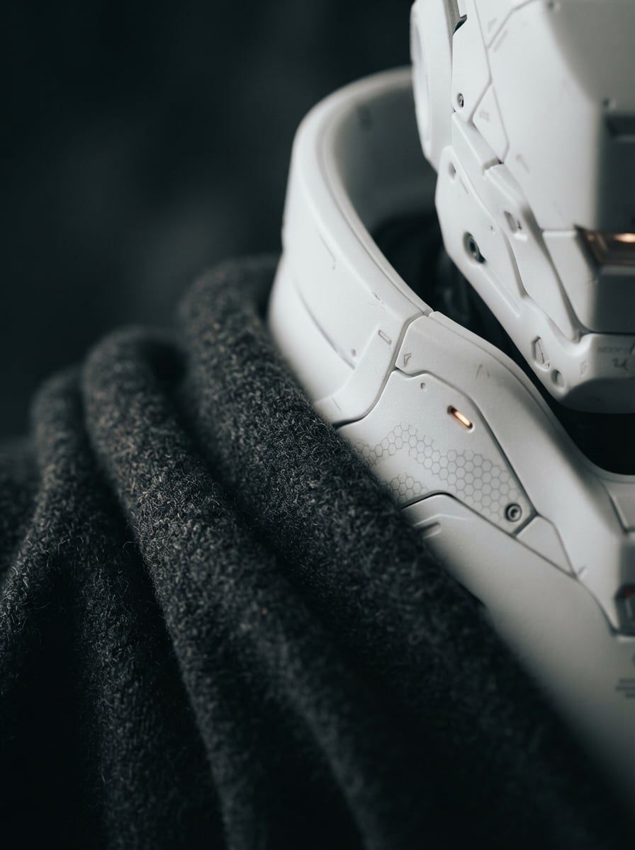 Futuristic Tech-Wool Fusion Macro - alternate