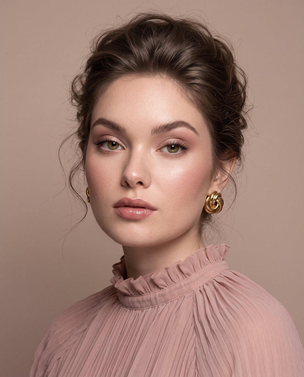 Vintage Coquette Studio Beauty Portrait