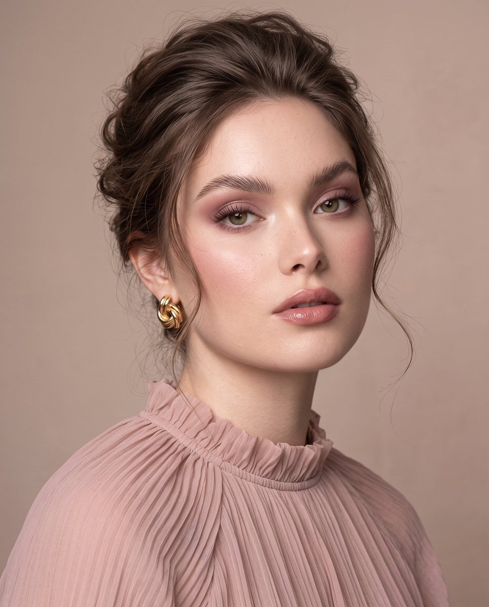 Vintage Coquette Studio Beauty Portrait - alternate