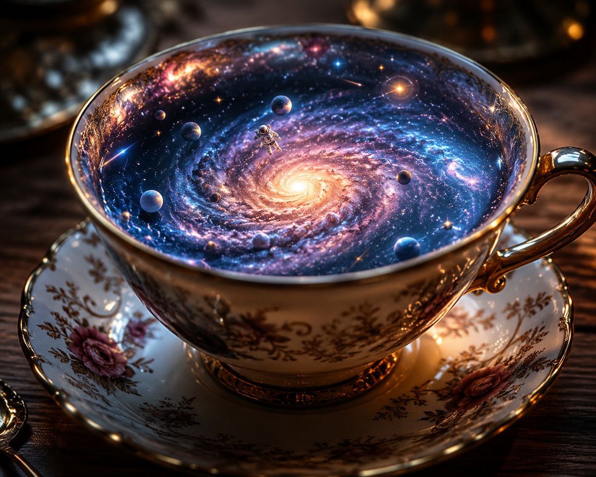 Cosmic Essence in Porcelain