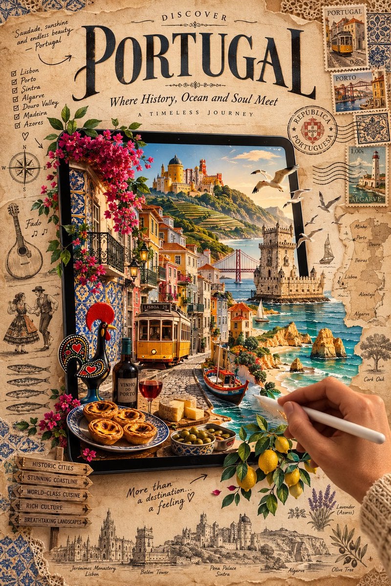 3D Papercraft Destination Voyage Poster - alternate