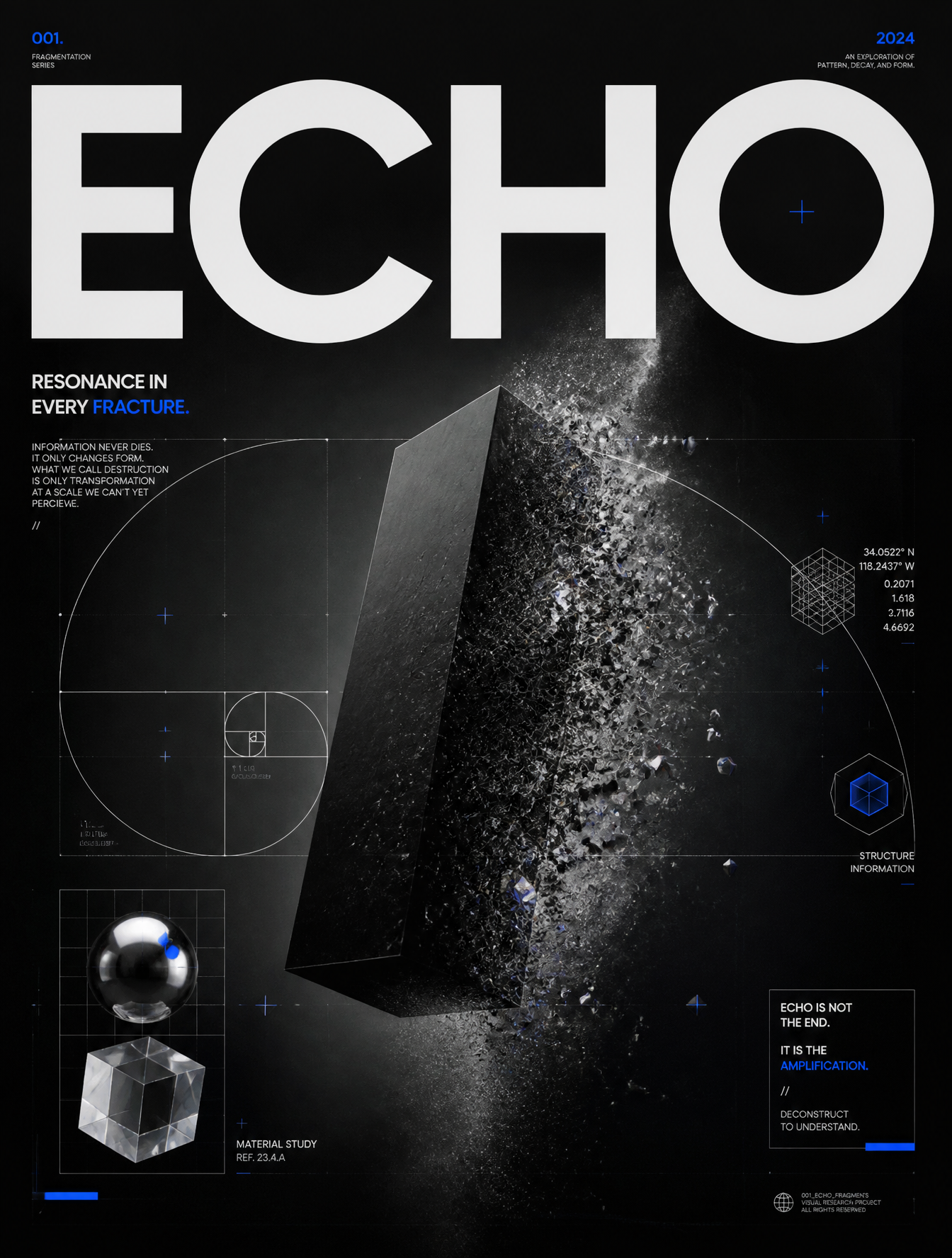 Monolithic Fracture Swiss Design Poster