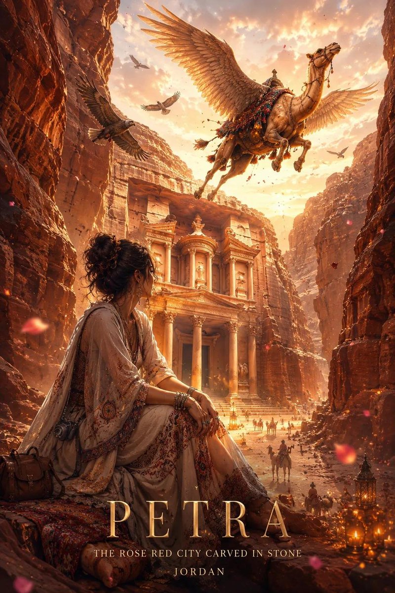 Mythical Journey Cinematic Travel Poster