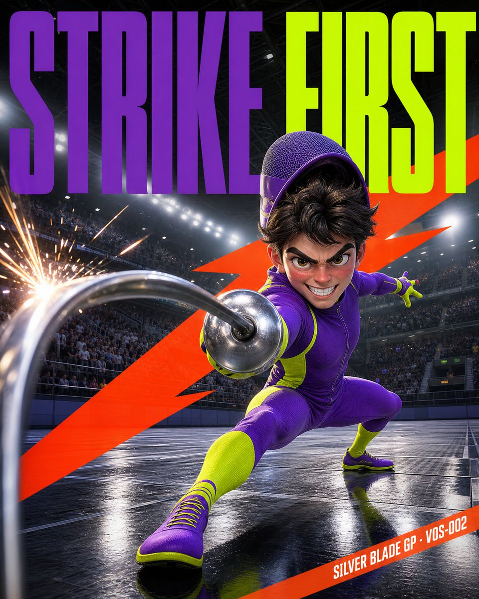 Hyper-Stylized 3D Sports Fusion Poster - alternate
