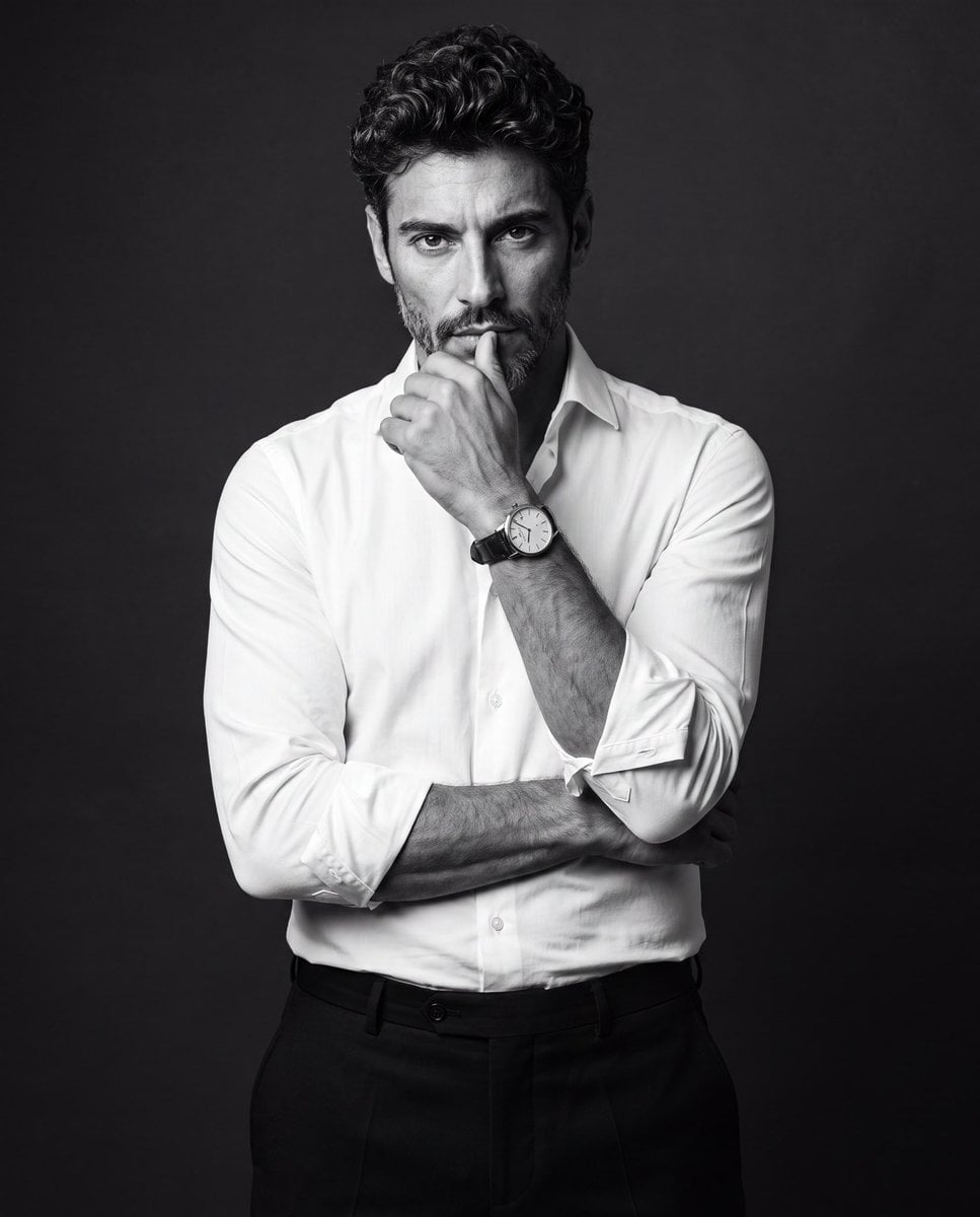 Contemplative Monochrome Executive Portrait