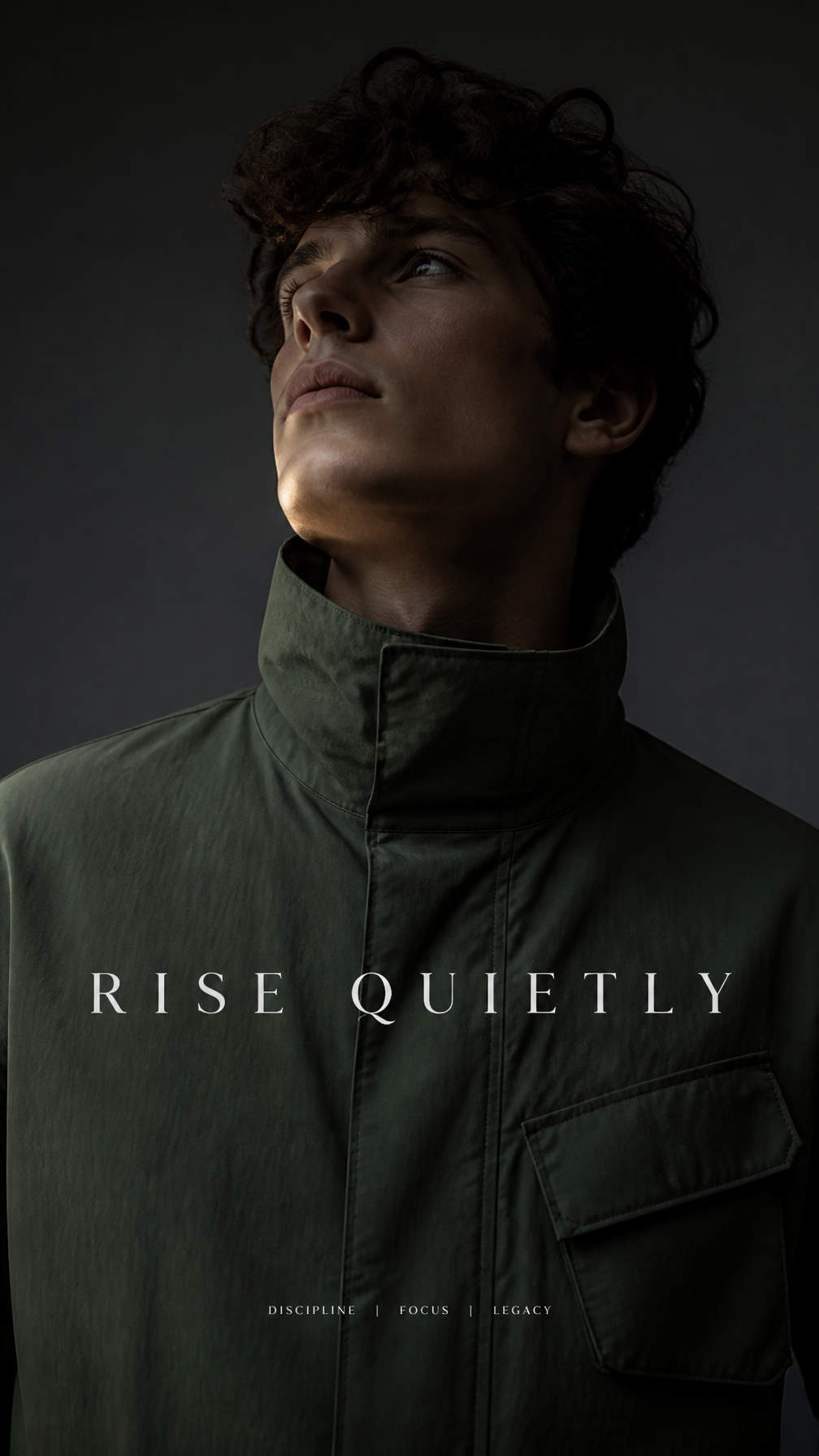 Sullen Elegance in Moss Green