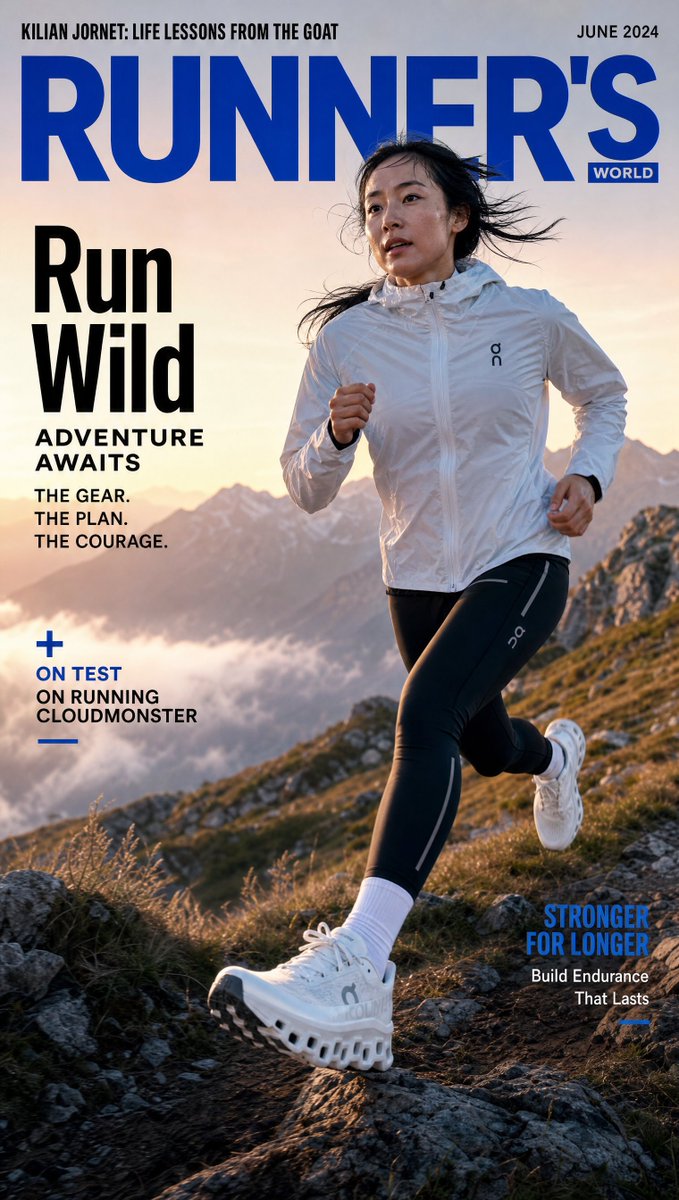 Elite Korean Trail Runner Swiss Alpine Sunrise Cover