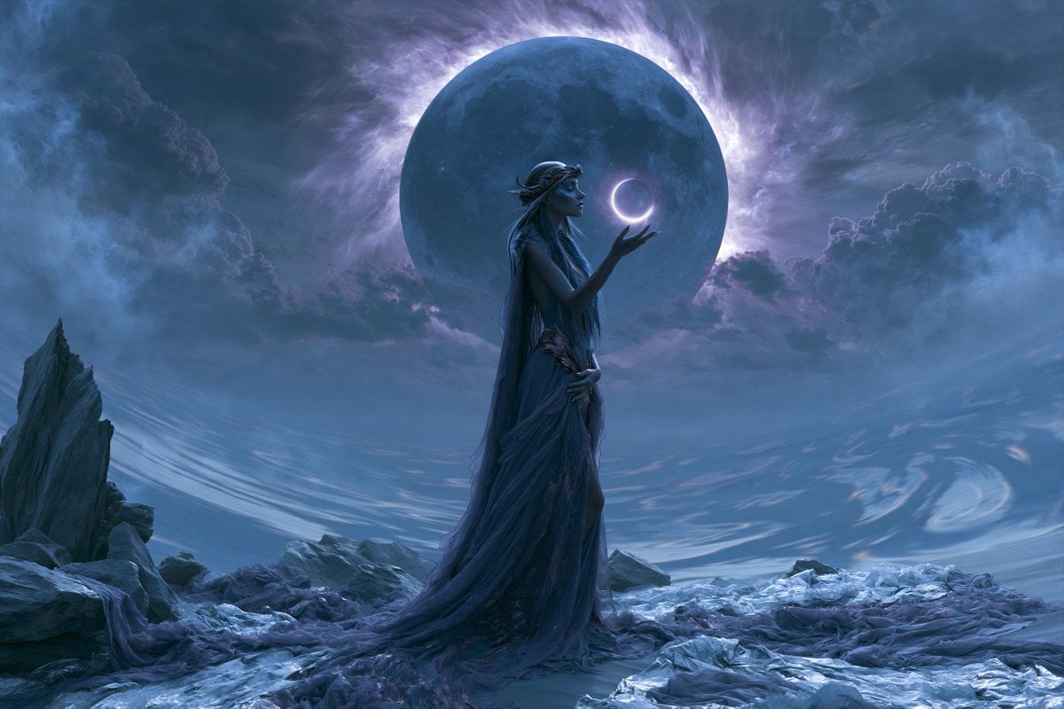 Mystical Eclipse Dreamscape - alternate