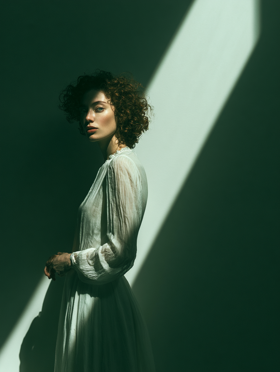 Introspective Silhouette in Ethereal Light - alternate