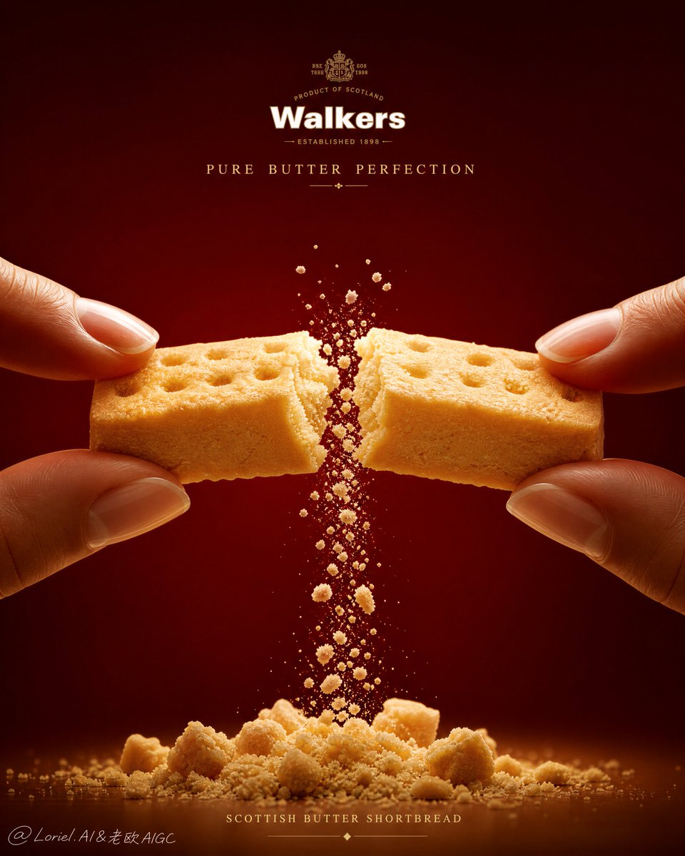 Danisa Royal Butter Cookie Fracture Luxury Poster