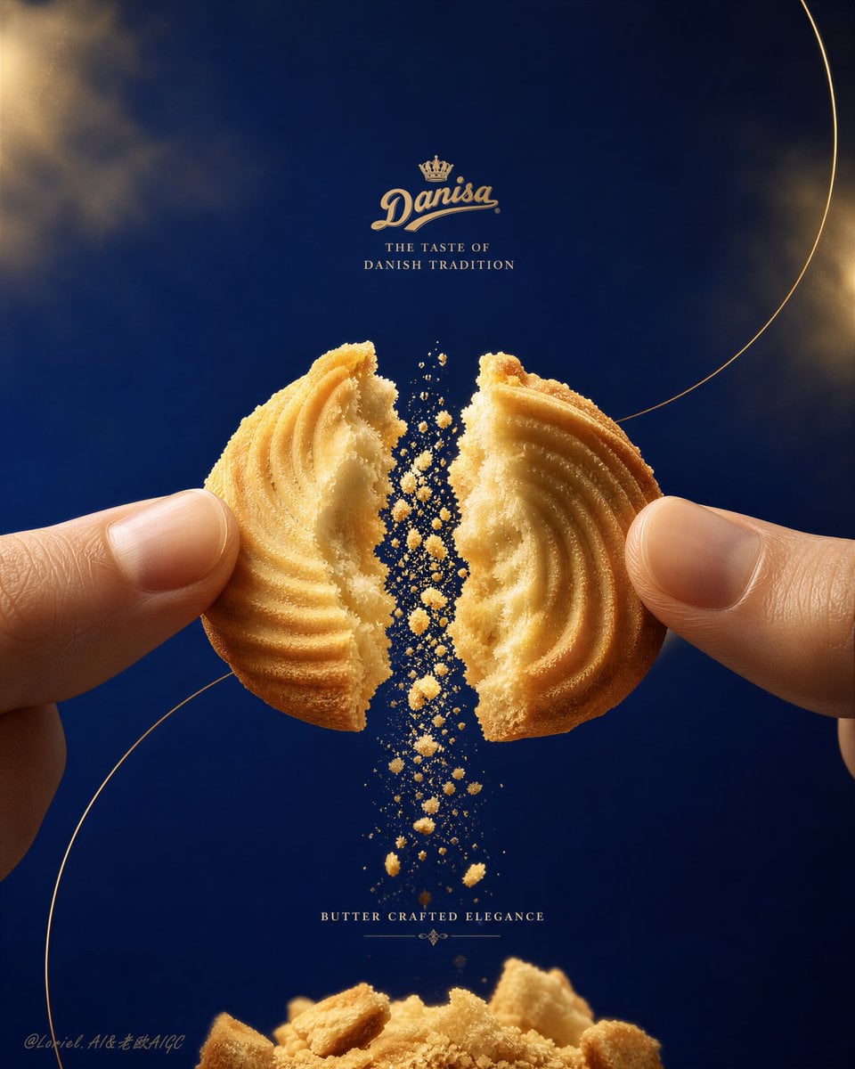 Danisa Royal Butter Cookie Fracture Luxury Poster - alternate