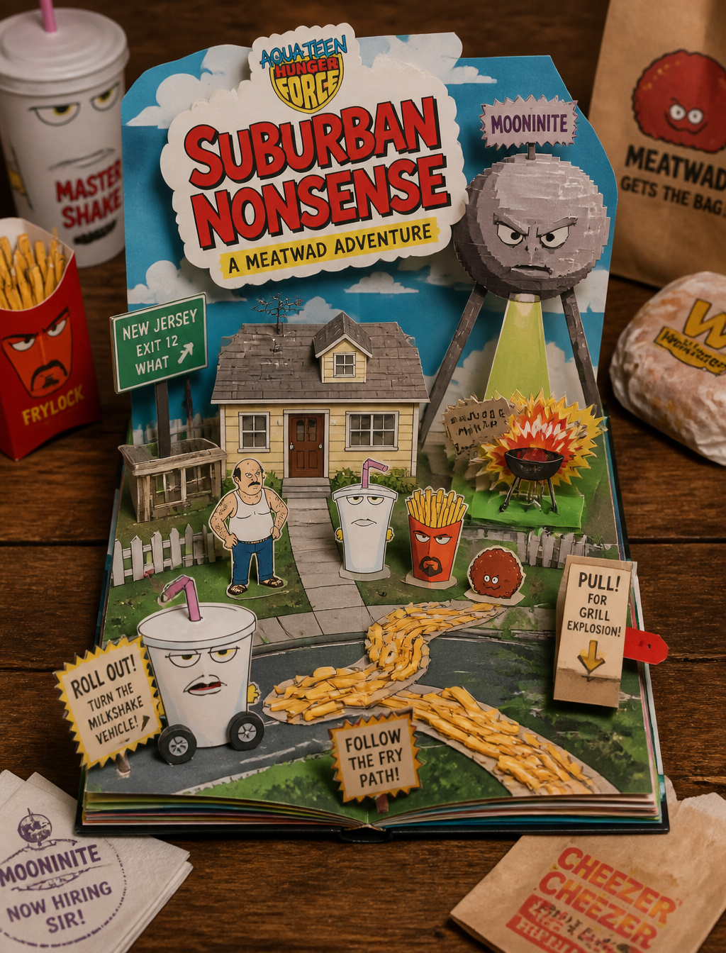 Aqua Teen Hunger Force Pop-Up Diorama