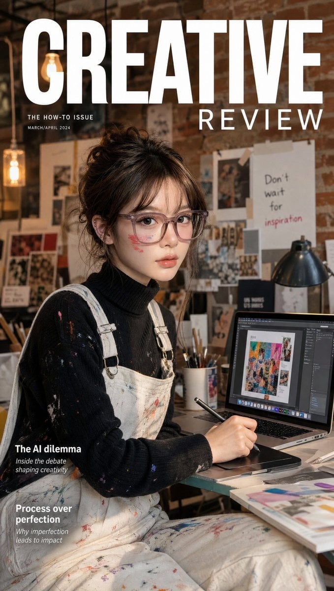 Editorial Portrait of a Korean Digital Artist