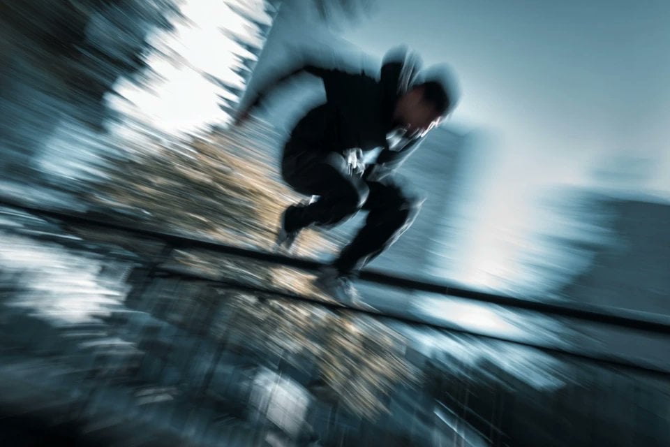 Dynamic Motion Silhouette in Sportswear - alternate
