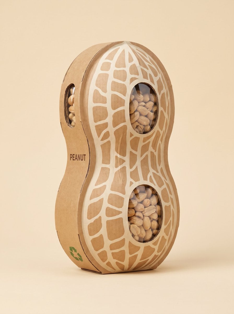 Custom Sculptural Eco-Packaging Design Mockup - alternate