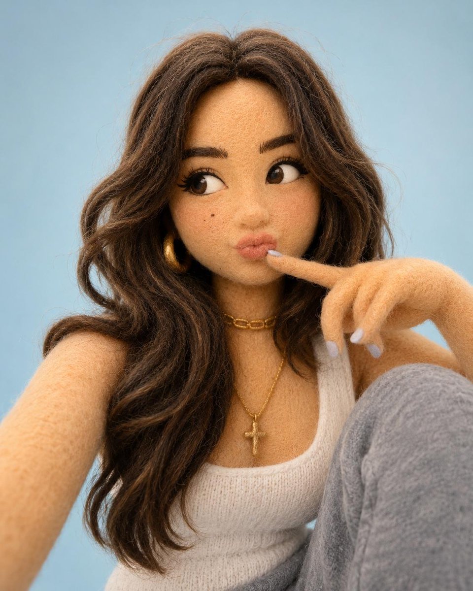 Fluffy Felt Collectible 3D Character