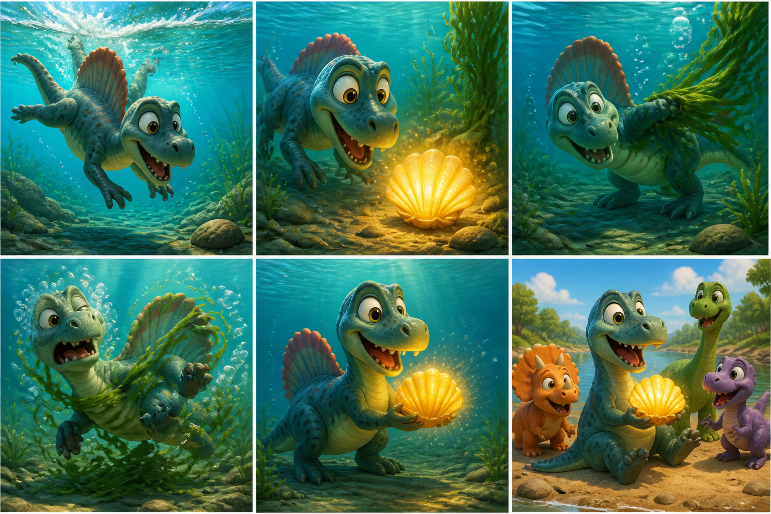 Spiny the Spinosaurus: The Golden Shell Quest