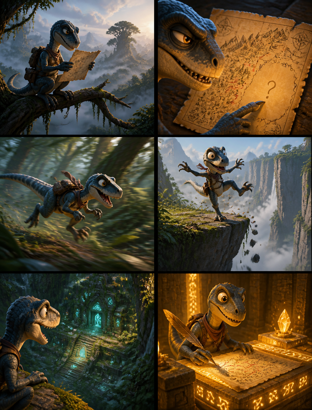 The Velociraptor Scout's Hidden Map Journey